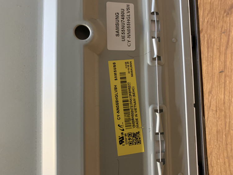 Подложка в сборе с подсветкой CY-NN055HGLV5H, ПЕРЕДНЯЯ РАМКА СЛОМАНА